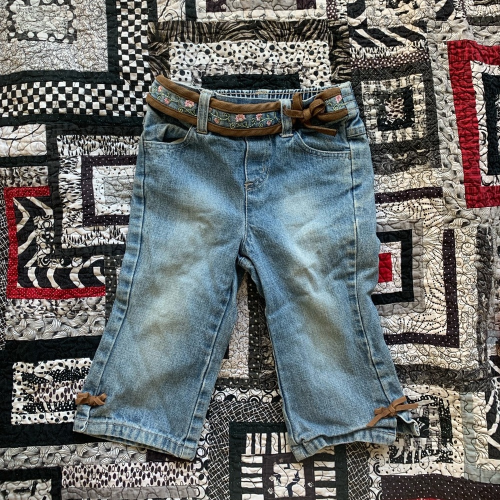 Sprockets 18 months hippie jeans with adorable small brown details